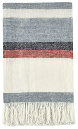 Talara 100% Belgian Linen 50"x70" Throw Blanket Blanket by Kosas Home