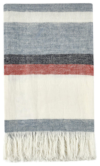 Talara 100% Belgian Linen 50"x70" Throw Blanket Blanket by Kosas Home