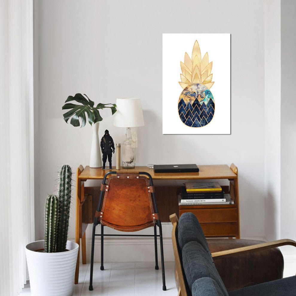 "Precious Pineapple I" by Elisabeth Fredriksson, Canvas Print, 26"x18"