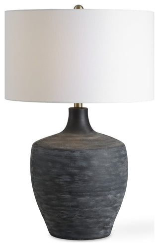 Uttermost 30367-1 Graphite 25" Tall Buffet Table Lamp - Multi-Colored