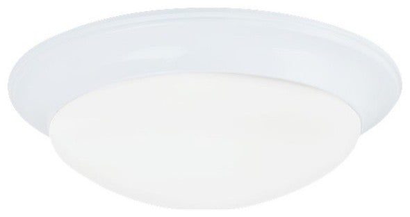 Sea Gull Lighting Nash 3-Light Ceiling Flush Mount, White