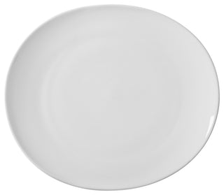 Royal Oval White Dinner Plates, Set of 6