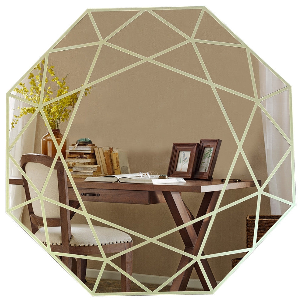 CHLOE Reflection CH8M303GD30-OCT Octagon GoldenWall Mirror