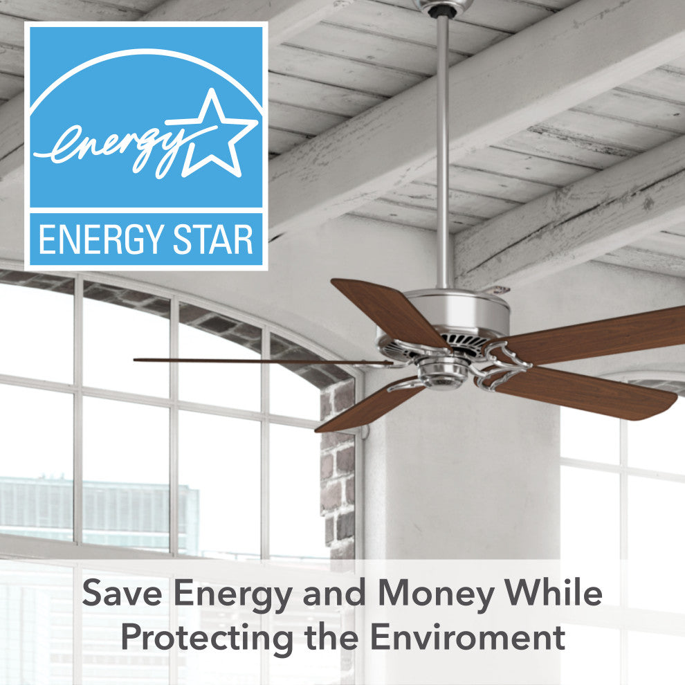 Casablanca 54" Panama DC Brushed Nickel Ceiling Fan With Wall Control