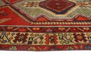 Fine Vintage Distressed Nicol Rust/Beige Runner, 3'5x10'6