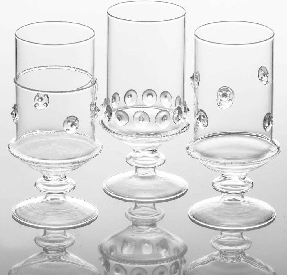 La Boheme Footed Votives, Assorted, 6-Piece Set