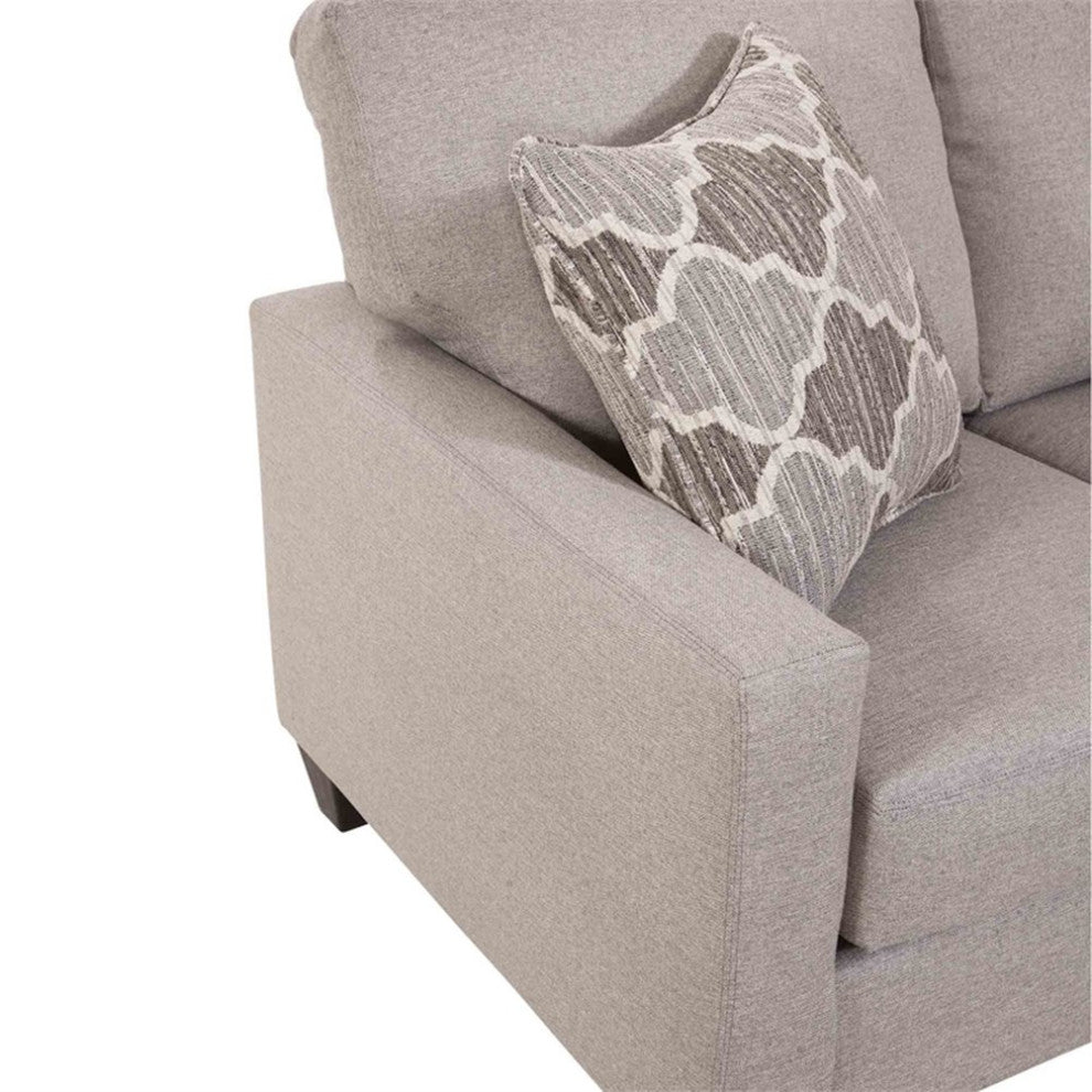 American Furniture Classics 8-040M-A329V6 Moroccan Series Sofa Sleeper in Grey