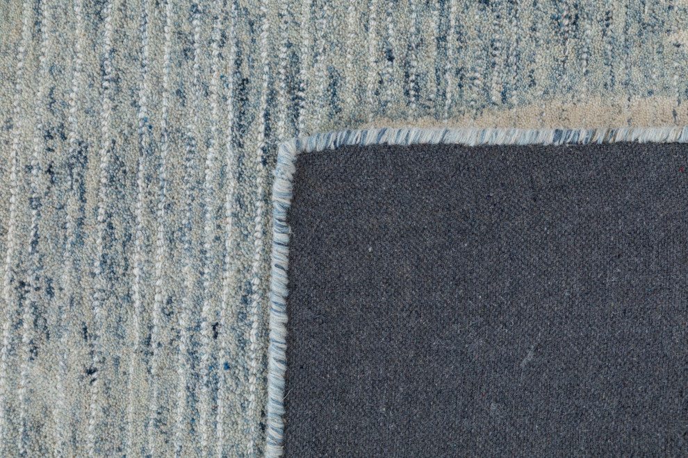 NuStory Surf Hand Tufted Abstract Area Rug in Blue, 5' X  8'