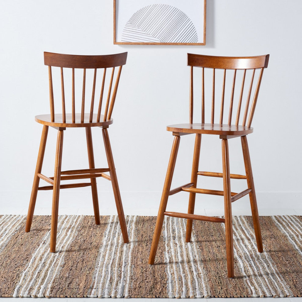 Safavieh Providence Bar Stool, Walnut