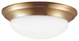 Generation Lighting Lighting 3-Light Flush Mount, Satin Bronze