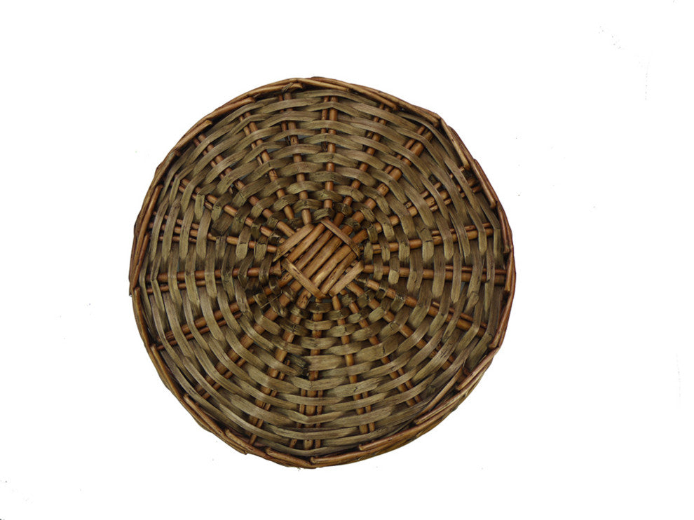 12" Honey Willow Round Tray