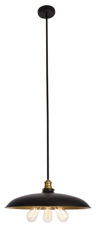 Living District Ld8004D20Bk Sirius 3-Light Chandelier