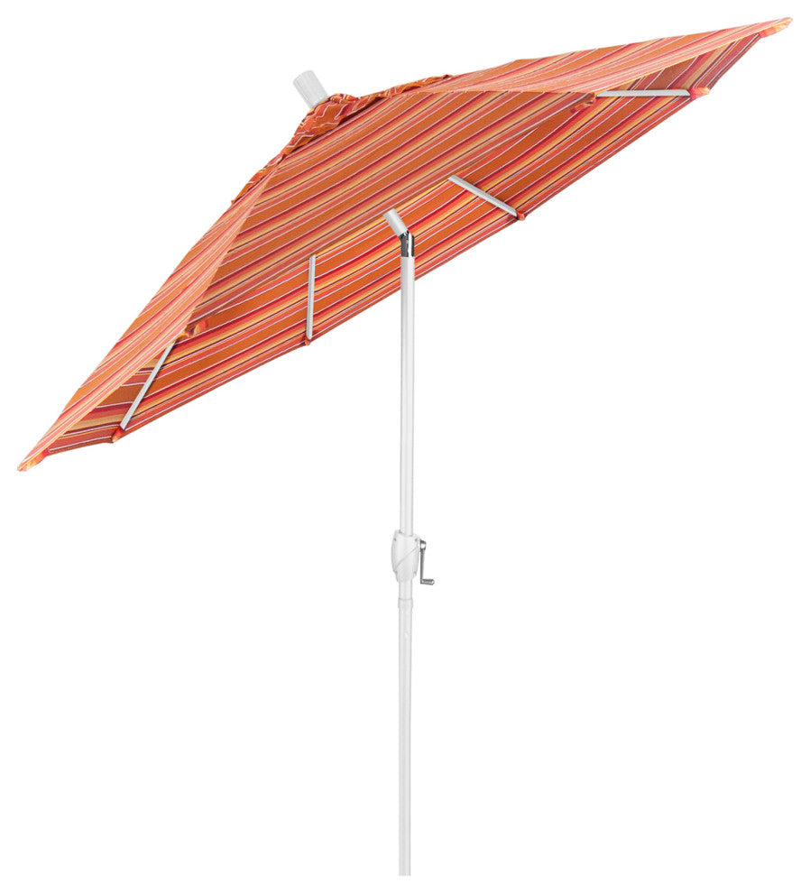 7.5' Aluminum Umbrella Push Tilt, Sunbrella, Dolce Mango