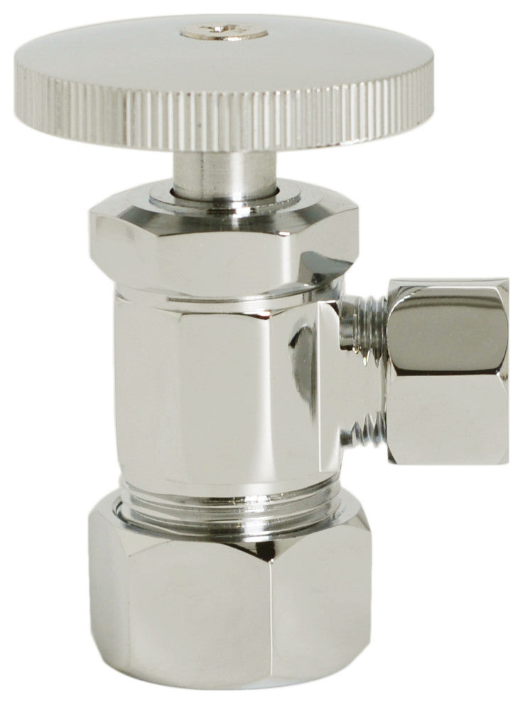 Supply Kit - 5/8" Od X 3/8" Od X 20" Corrugated In Polished Chrome, Polished Nickel