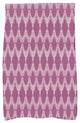Lifeflor, Geometric Print Hand Towel, Purple, 18 x 30"
