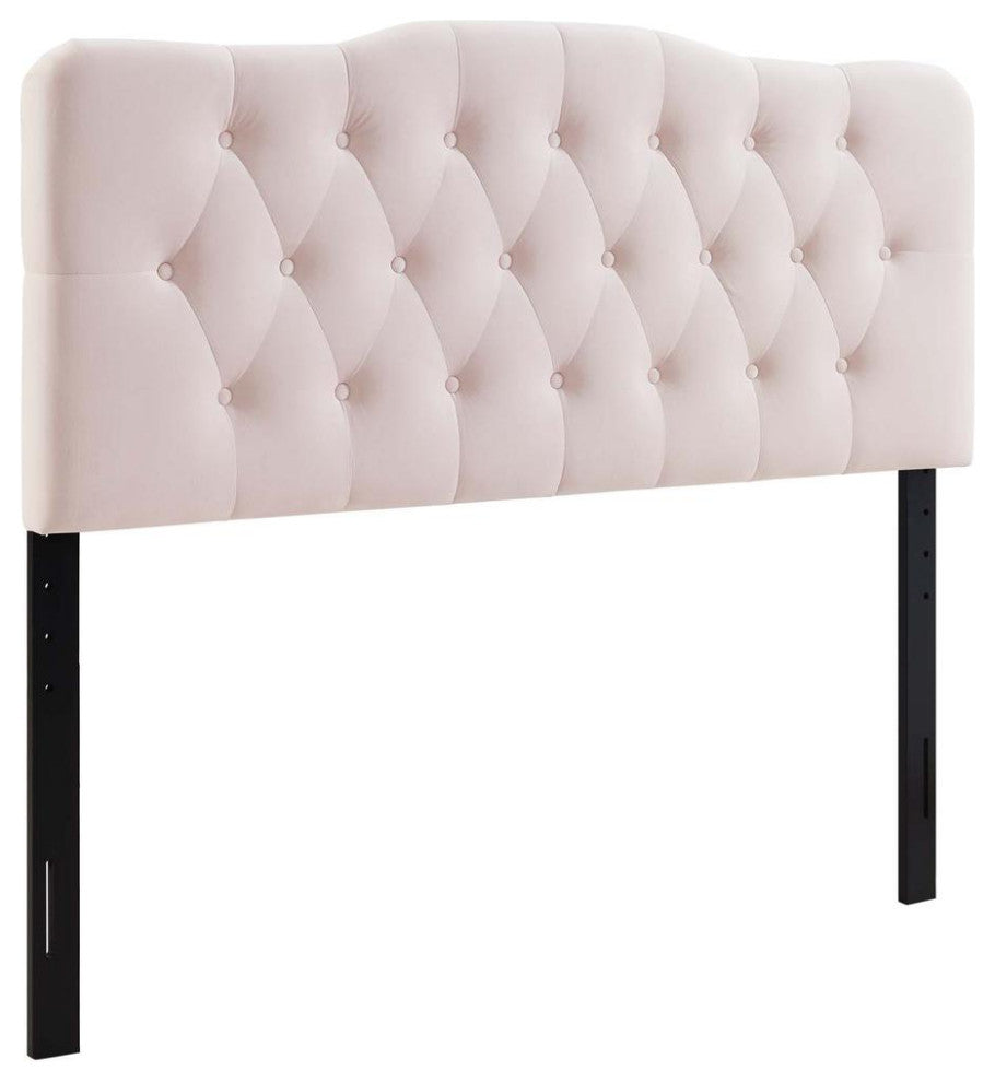Annabel Full Diamond Tufted Performance Velvet Headboard