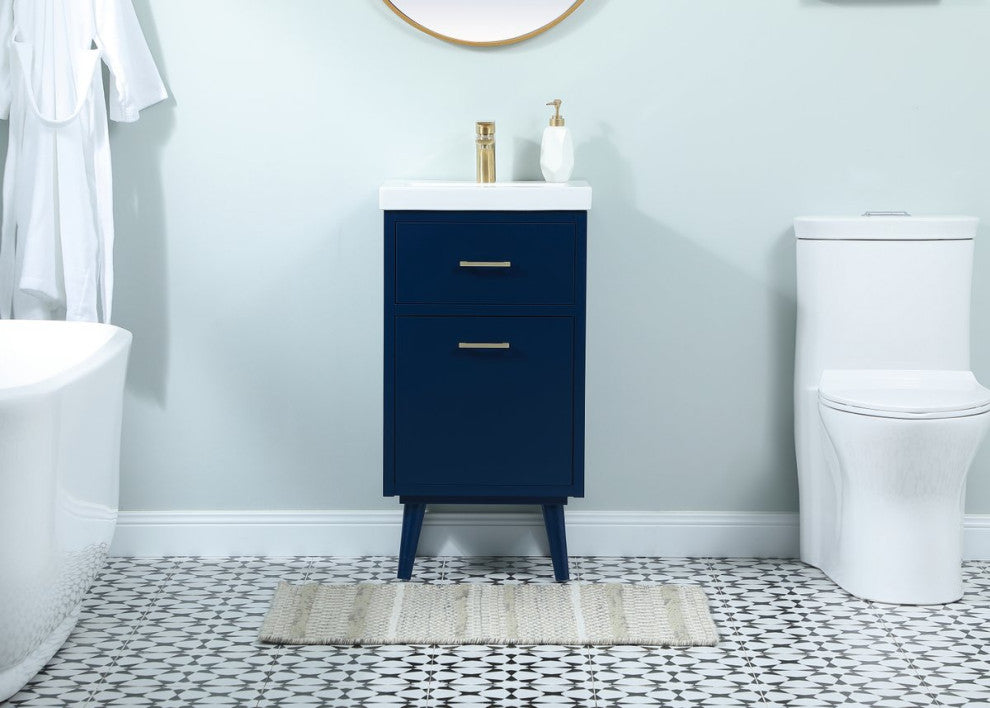 Beatrice 18" Bathroom Vanity, Blue