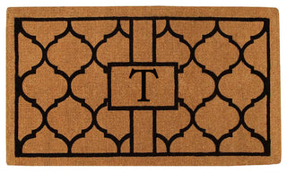 Pantera Monogram Doormat, Extra-Thick 2'x3', Letter T