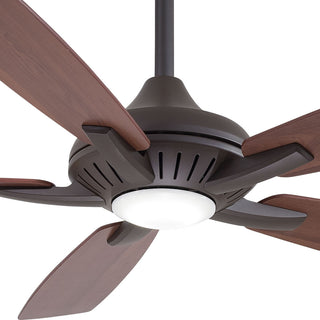 MinkaAire Bronze Dyno 52" 5-Blade Indoor LED Ceiling Fan w/ Remote
