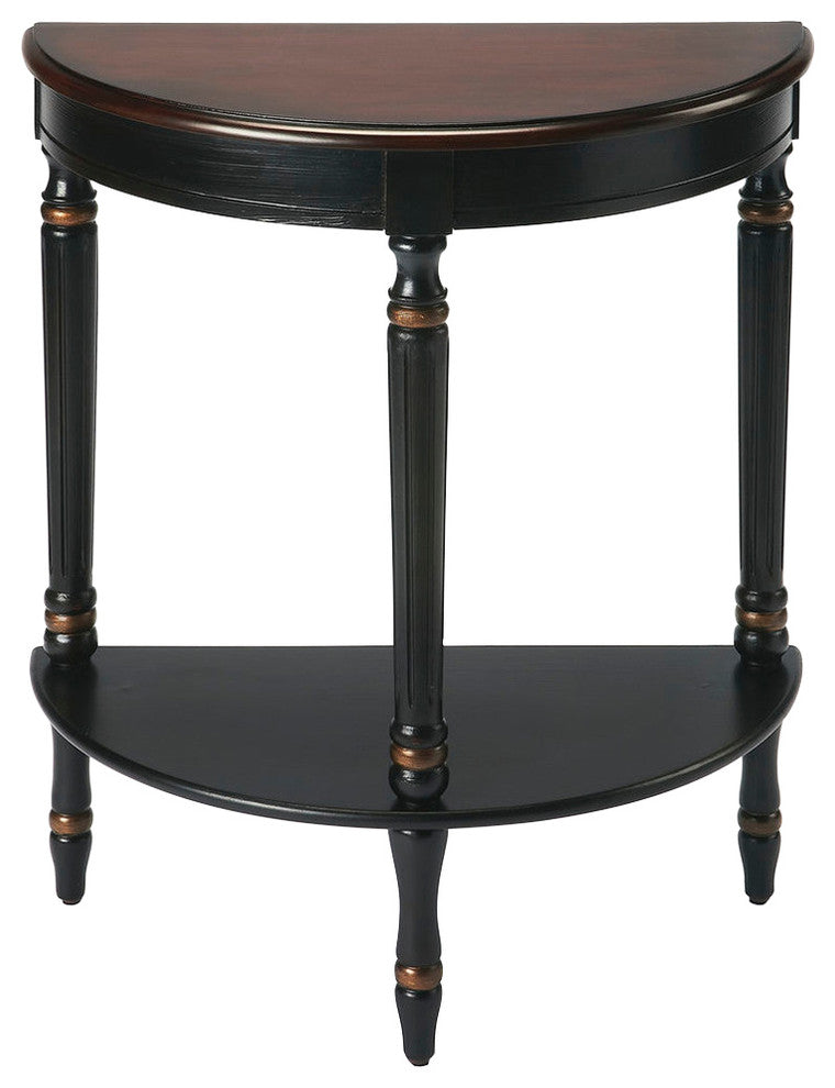 Butler Bellini Caf Noir Demilune Console Table