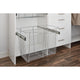 Closet Basket for Custom Closet Systems, Chrome, 24Wx16Dx18H"