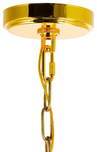 Empire 18 Light Down Chandelier With Gold Finish