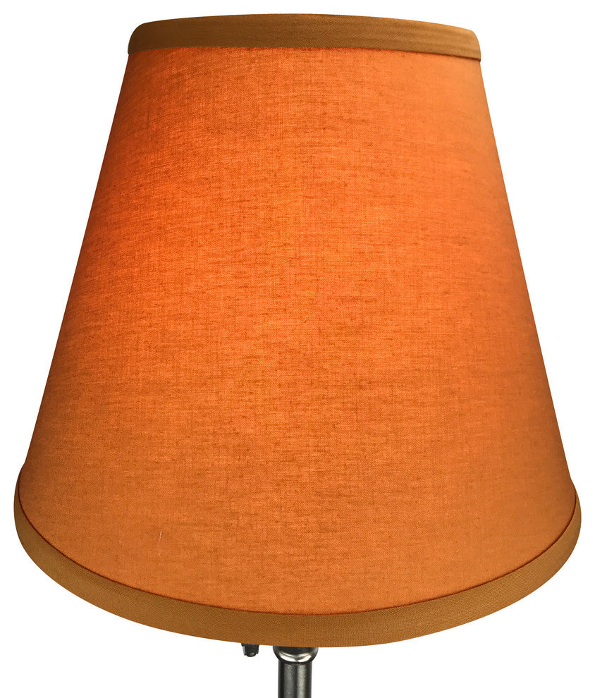 Fenchel Shades, 6"x11"x9" Spider Attachment Empire Lamp Shade, Linen