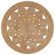 Cassia Round Natural Jute Boho Circle, Natural, 4' Round