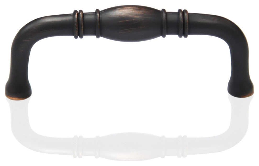 Mascot Hardware 3'' CTC Arch Oil Rubbed Bronze Drawer Pull - Pack of 10