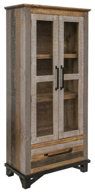 Greenview Loft Solid Wood Bookcase / Bar / Display Cabinet
