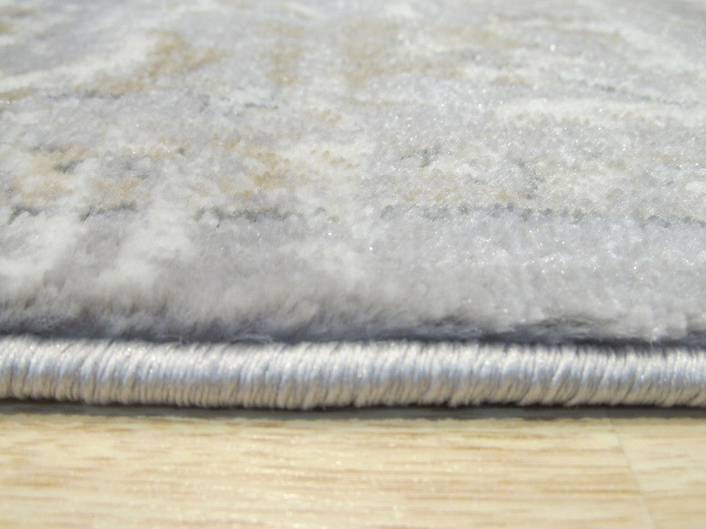 Gray Distressed Bohemian Isabella Rug, 4' 3 X 5'10