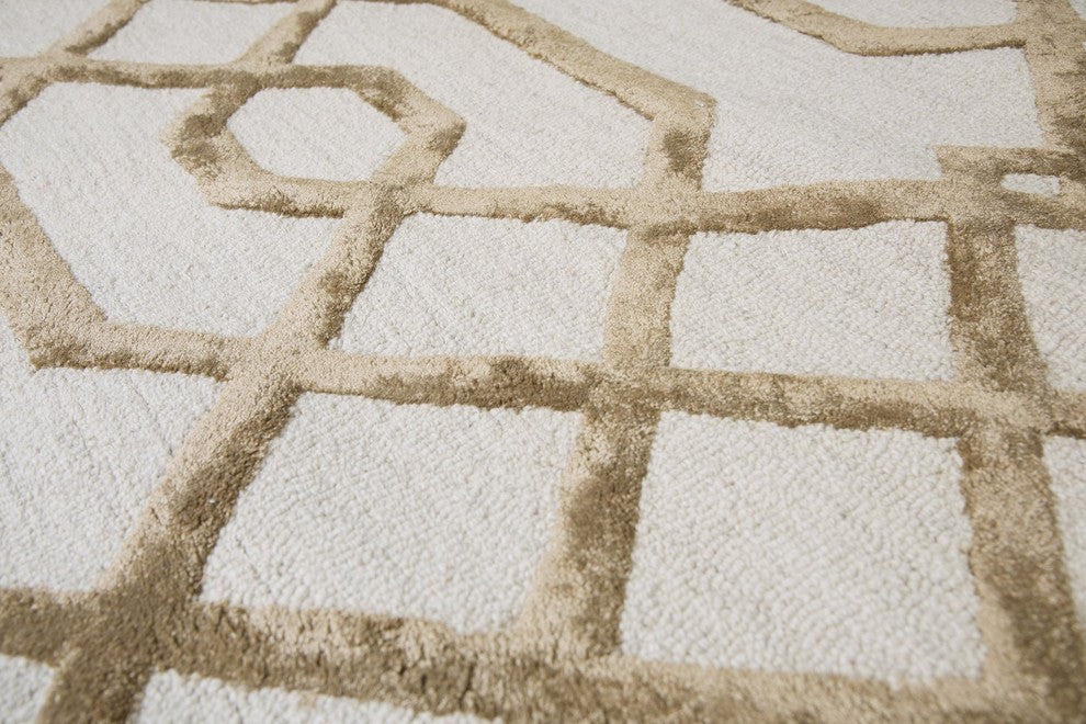 Rizzy Home ME317A Monroe Area Rug 5'x8' Cream