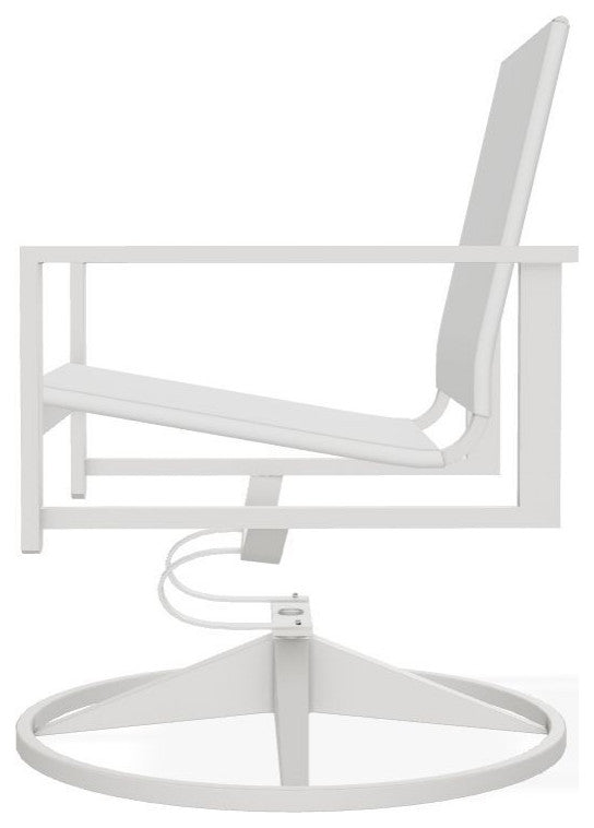 Tribeca Sling Aluminum Outdoor Swivel Rocker