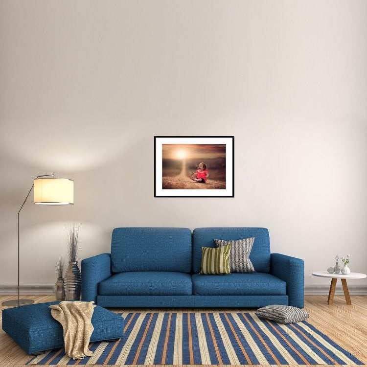 "Feelin Good" Framed Digital Print by Jake Olson, 38"x29"