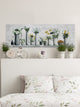 "Outdoor Flower Pots" Painting Print on Wrapped Canvas