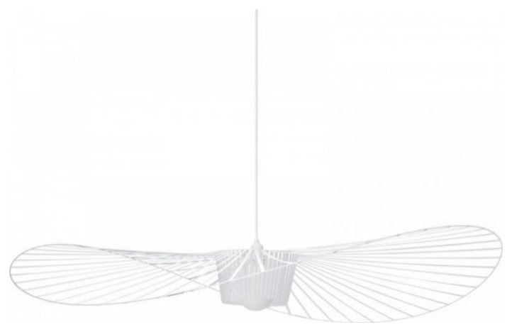 Lilly Pendant Lamp, White, 32" in Dia
