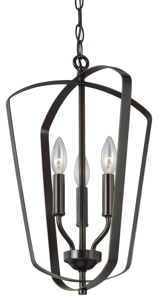 Generation Lighting 5134903 Romee 3 Light 13"W Pendant - Bronze