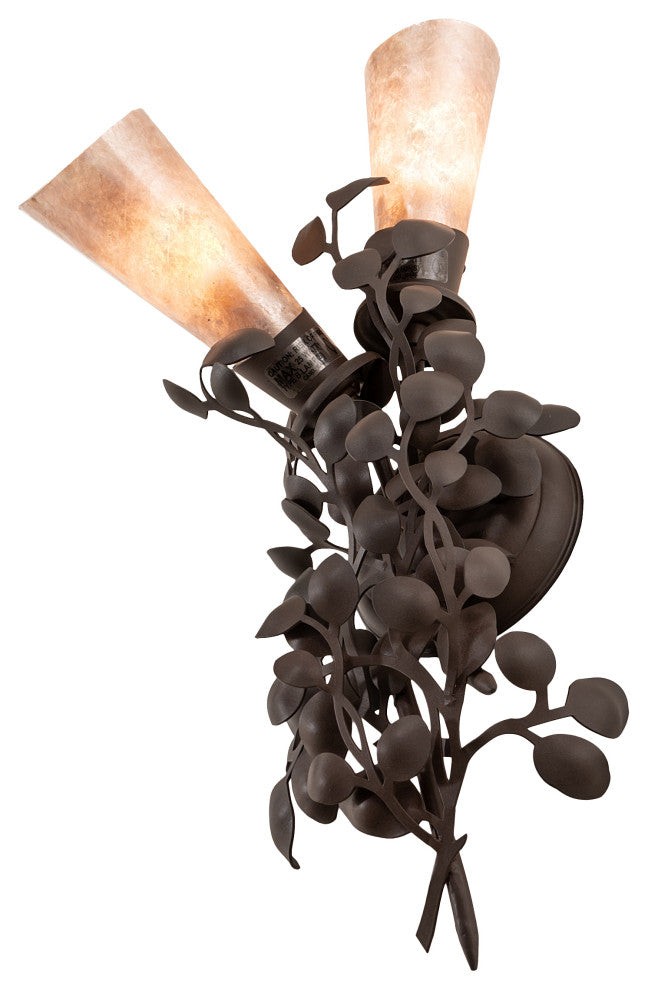 11" Vinca Vine 2 Light Wall Sconce