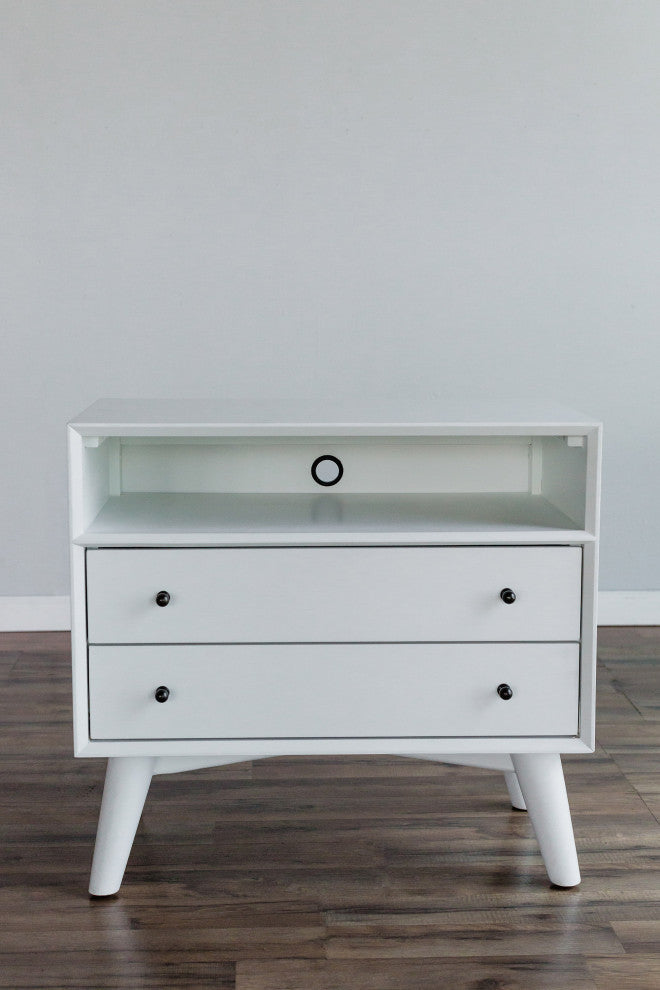 Flynn Large Nightstand, Gray