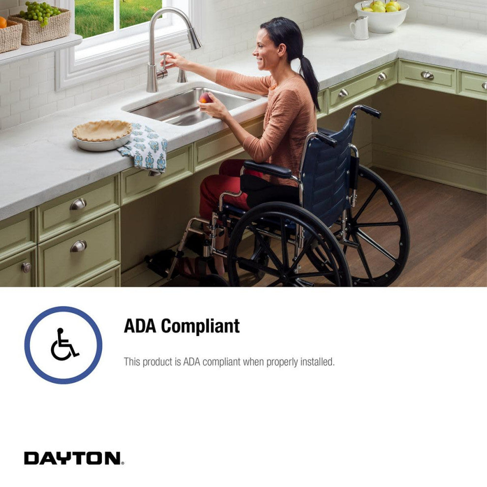 Elkay DW1011515 Dayton 15" Single Basin Drop In Stainless Steel - 2 Faucet