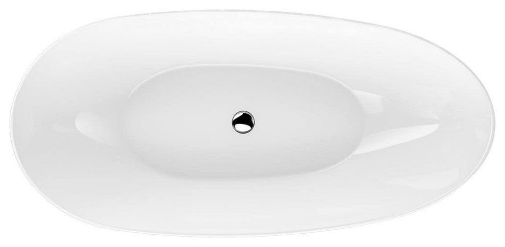 Ainsley 71 Inch Freestanding Double End Tub