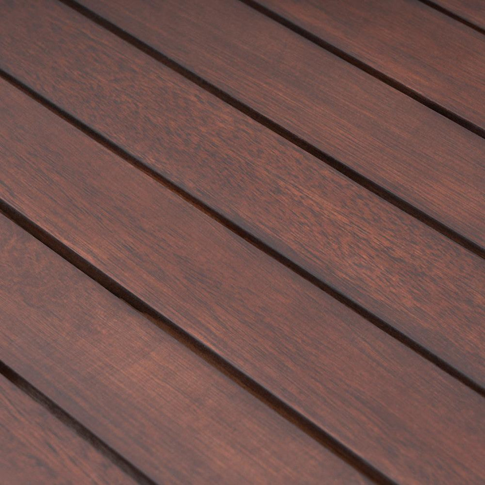 Vaughn 9 Piece Sunbrella Outdoor Patio Dining Set, Sunset Red