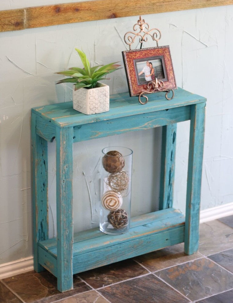 Small Entry Console, Turquoise