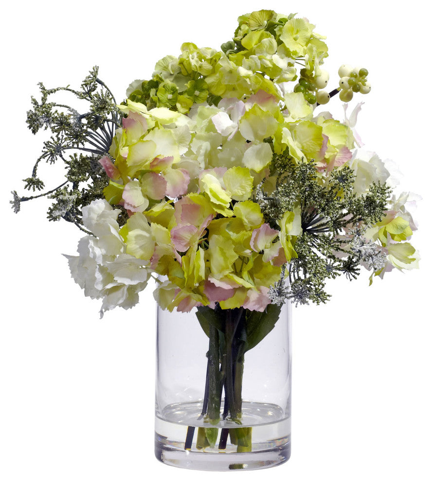 Hydrangea Silk Flower Arrangement
