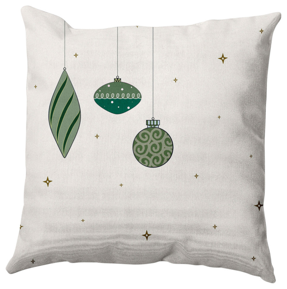 Light Bright Decorative Throw Pillow, Green, 16"x16"