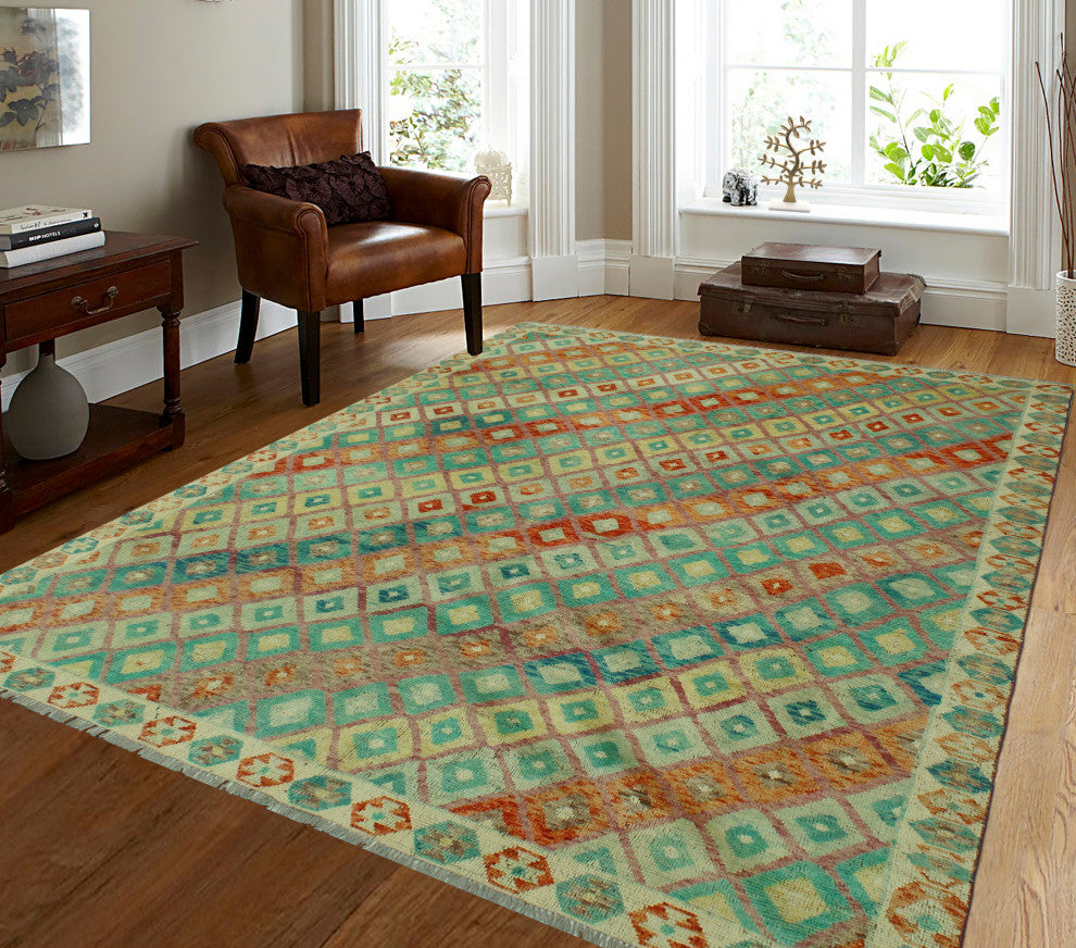 Balochi Akwtee Turquoise Rug