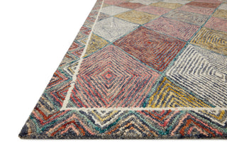 Loloi II Spectrum Blue/Red, Multi/Pink, 3'-6" X 5'-6"
