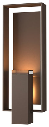 Shadow Box Large Outdoor Sconce, Coastal Bronze/Coastal Bronze