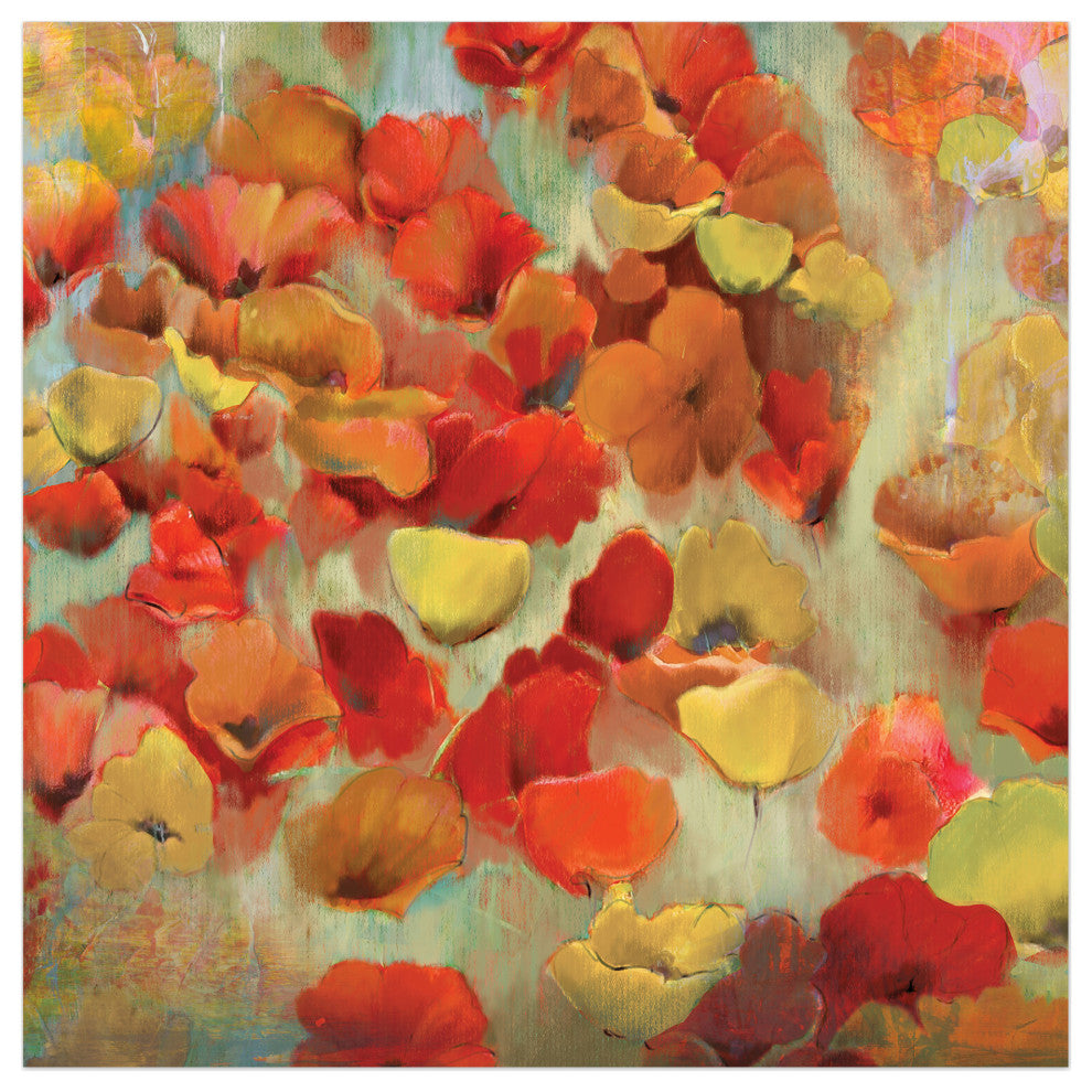 Delightful Flowers 16x16 Canvas Wall Art