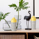 2 Piece Pop-Yellow Vases,  7.75 Inches
